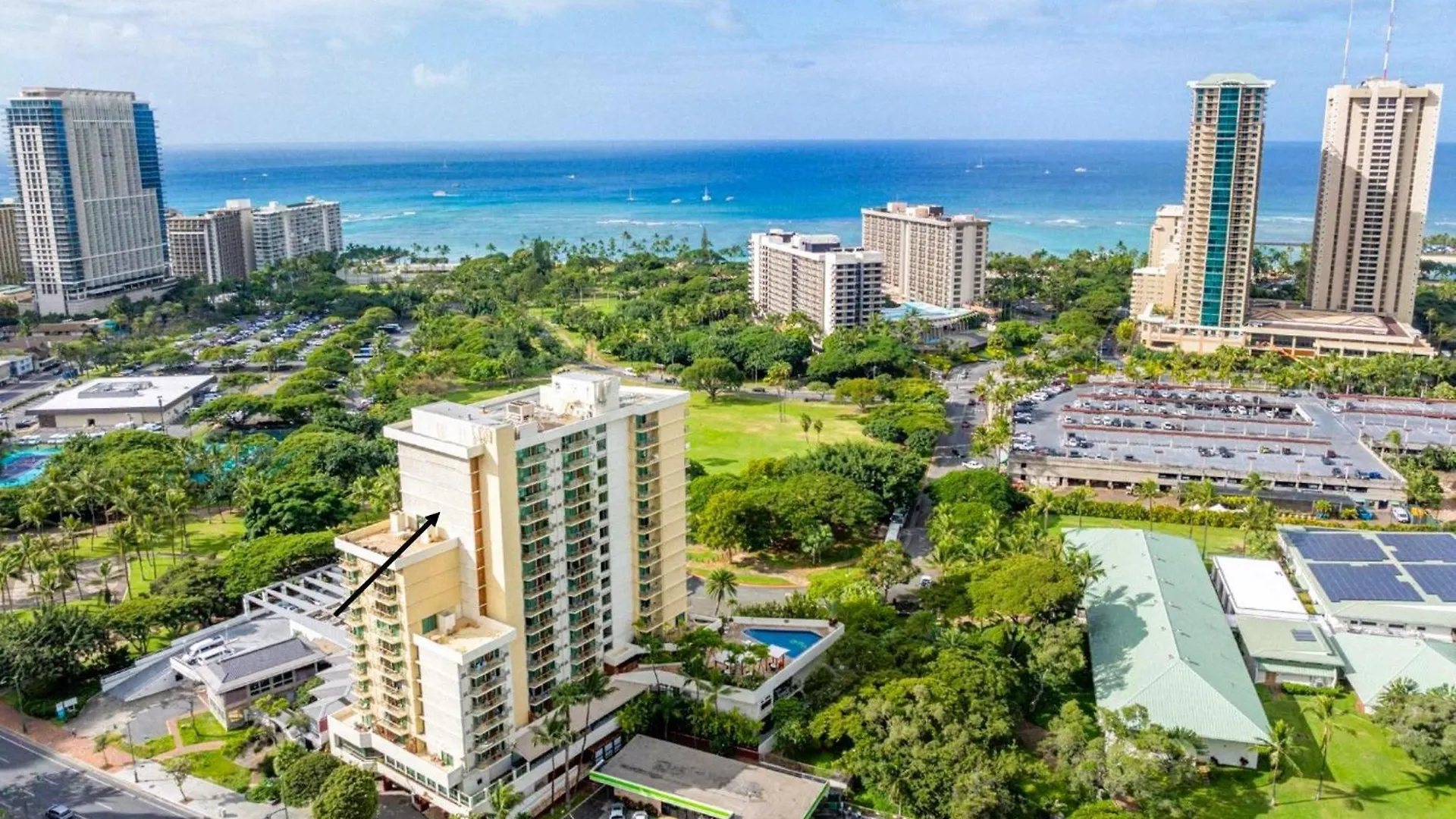 Private Owned Studio At Luana Hotel, Partial Ocean & City View, Flat Rate, No Resort Fee! location