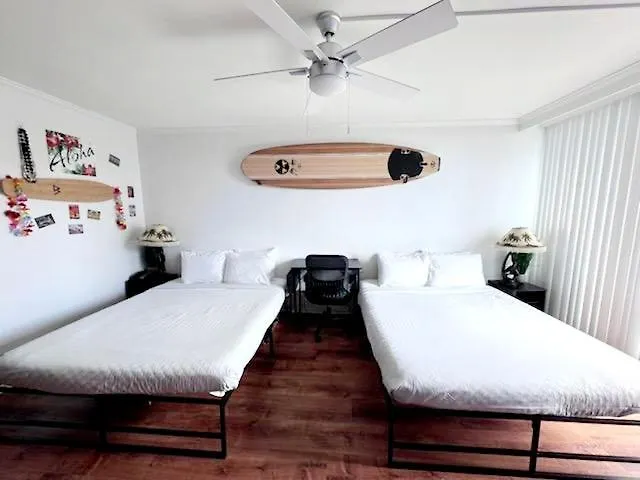 Private Owned Studio At Luana Hotel, Partial Ocean & City View, Flat Rate, No Resort Fee! 호놀룰루 4*,