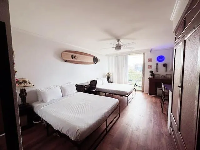 **** 호텔 Private Owned Studio At Luana Hotel, Partial Ocean & City View, Flat Rate, No Resort Fee! 호놀룰루 미국